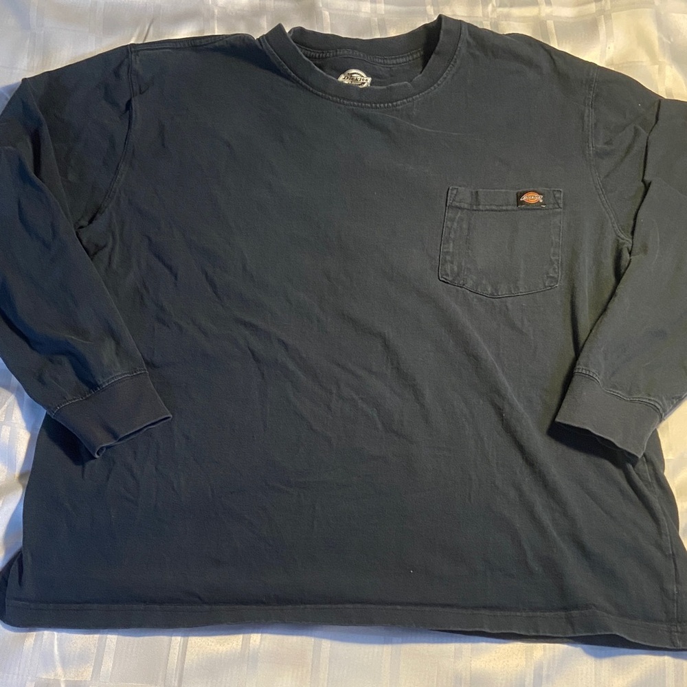 Men’s Dickies Dark Blue Long Sleeve Shirt